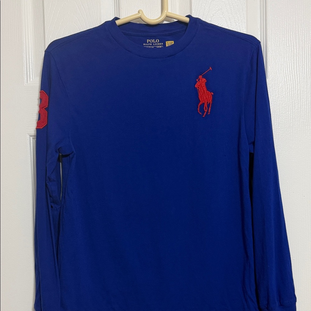 Polo by Ralph Lauren Kids Blue Long Sleeve Shirt